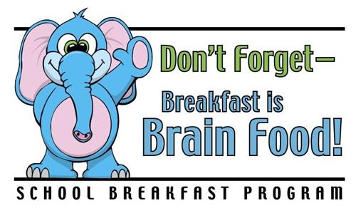 Breakfast is brain food logo