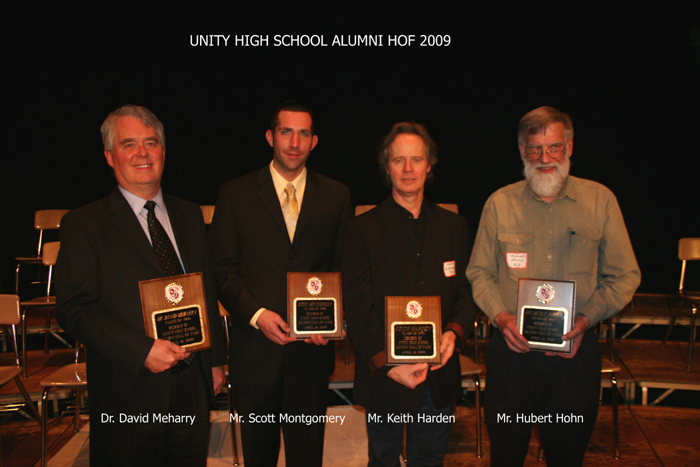 A photo of Dr. David Meharry, Mr. Scott Montgomery, Mr. Keith Harden, Mr. Hubert Hohn
