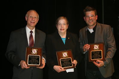 A photo of Donald James Heimburger, Celia Mathews Elliott, Andy Warfel