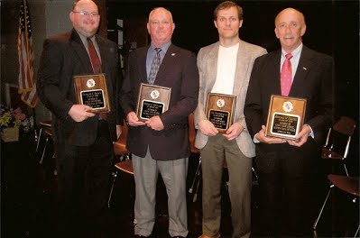 A picture of Charlie Brown, Bob McCleary, Jim Eisenmenger, Richard Franks