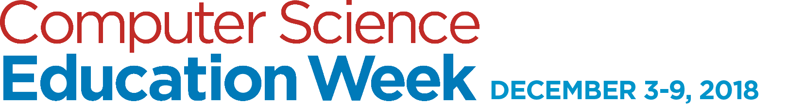 Computer Science Education Week December 3-9, 2018